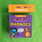 "Set Two: Todd Parr Phonics. Features blends and digraphs." Illustration: Person hält Eis, Katze mit Käsestück.