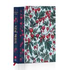 "New Moon" von Stephenie Meyer. Der Einband zeigt rote Herzblumen und grüne Blätter auf hellblauem Hintergrund.