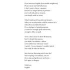 Brief an American English über Sprachunterschiede, illustriert durch humorvolle Beispiele britischer Begriffe.