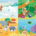 „Arctic tundra, African savanna, Amazonian rainforest, Great Barrier Reef.“ Tiere in verschiedenen Lebensräumen.