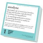 Text: "anodyne" mit Definitionen und Aussprache. Datum: "1, Monday, March 2027." Hinweis: Women's History Month und Labour Day.