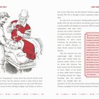 Seitenzahlen 12 und 13. "DEAD ENDS!" oben, Text beschreibt historische Schädeloperationen. Illustration zeigt Ärzte bei Trepanning.