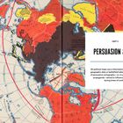 Text: "PART V PERSUASION & WAR". Karte mit farblich dargestellten Ländern und roten Linien.