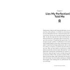 Kapitel 4: "Lies My Perfectionism Told Me". Text über die Täuschungen des Perfektionismus und seine überzeugenden Lügen.