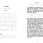 "CHAPTER 1" und "2 October" markieren den Beginn und Datum eines Romanauszugs mit Fitwilliam Darcy in einer Erzählung.