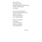 "Years" beschreibt Erinnerungen eines Mannes an seine Mutter, die Apfelschalen und Zigarettenasche handhabt. Datum: 23/9/23. Seite 69.