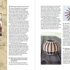 "Artist Spotlight: Betty Maney. Traditional Cherokee Basketry. www.quallaartsandcrafts.org/betty-maney." Links Person mit Korb, rechts geflochtener Korb.