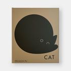 Text: "CAT", "PHAIDON". Ein stilisiertes, schwarzes Katzenlogo auf einem hellbraunen Hintergrund.