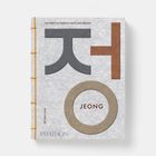"The Spirit of Korean Craft and Design", "Jeong", "Hyojung Lee", Logo unten links. Grauer Hintergrund, bunte Symbole.
