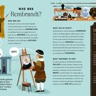 Titel: "Who was Rembrandt?"

Eine Illustration von Rembrandt malt eine Frau, die sagt: "Can you make it flattering, please?" Daneben steht "NOPE".