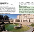 "Das Pferdebad von Schloss Bizy: Ein Wasserbecken zur Reinigung von Pferden." Bild eines historischen Gebäudes mit Wasserbecken.