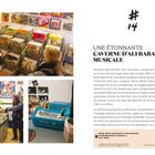 #14 UNE ÉTONNANTE CAVERNE D’ALI BABA MUSICALE. Vinylplatten in einem Geschäft mit Menschen, die stöbern.