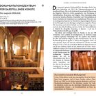 "Dokumentationszentrum für Darstellende Künste. Eine magische Bibliothek. Führung nach Voranmeldung. Bild: Innenansicht Bibliothek mit hohen Regalen und Hängelampen."