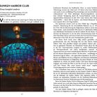 SUNKEN HARBOR CLUB  
Etwas komplett anderes  
372 Fulton Street (2nd floor), Brooklyn, NY11201  
sunkenharbor.club  
info@sunkenharbor.club  
Täglich 17 Uhr bis open end

Das Bild zeigt ein stilvolles Interieur mit einer Bar in maritimer Dekoration und blauer Beleuchtung.