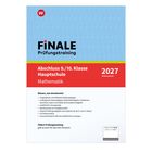 "FiNALE Prüfungstraining, Abschluss 9./10. Klasse Hauptschule, Mathematik 2027 Niedersachsen." Oberer Teil blau, Logo oben links.