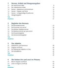 Inhalt: Kapitel zu Nomen, Begleitern, Adjektiven und Verben. Enthält Tests und Checklisten. Strukturiertes Inhaltsverzeichnis.
