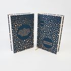 Zwei Bücher mit punkter Design. Texte: "DEUTSCHE GEDICHTE" und "EIN LYRIK-HAUSSCHATZ... BIS JAN WAGNER".