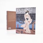 "Japan. Eine Liebeserklärung in Bildern und Worten. Reclam." Illustration: Frau im Kimono vor Brücke.