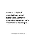salzverschwindet entscheidungklopft durcheinanderwirbel schutzmauerzerbrechen schautränenneuereigen
