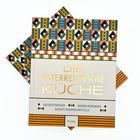 "Die österreichische Küche" steht auf einem Buchcover mit buntem geometrischem Muster. Autoren: Adi Bittermann, Ingrid Pernkopf, Renate Wagner-Wittula.