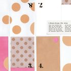 Text: „1-Blatt-Zines für Alle... Ansichten.“ Grafik mit nummerierten Seiten, Punkten und rosa Elementen.