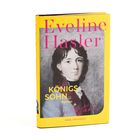 Text: "Eveline Hasler", "Königs Sohn", "Roman", "Nagel und Kimche". Illustration: Porträt einer jungen Person.