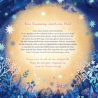 Texte: "Unter den großen, knorrigen Bäumen ist es ruhig..." und "Atme auch du ein paar Mal bis in deinen Bauch hinein...".

Eine Illustration zeigt ein Kind und einen Hund, die unter Bäumen sitzen. Bunte Vögel fliegen herum.