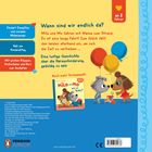"Fördert Empathie und soziales Miteinander. Wann sind wir endlich da? Mila und Mo fahren mit Mama zum Strand." Zwei Hunde mit Ballons.