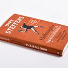 „Spiegel-Bestseller“, „Hoffnungslos optimistisch“ von Dirk Steffens, zeigt eine Person mit Blumenstrauß auf orangefarbenem Hintergrund.