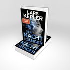 Titel: "Der Nachtgänger" von Lars Kepler. "Spiegel Bestseller" steht in einem roten Sticker. Profilbild eines Mannes.