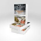 Text: "Nina Ohlandt, Jan F. Wielpütz, Einsames Watt". Buchcover mit Küstenlandschaft und gestrandetes Boot.