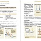 **Texte:** Stoffe und ihre Eigenschaften, Oberflächenbeschaffenheit: glatt, rau.

**Illustrationen:** Geräte zur Bestimmung von Schmelz- und Siedetemperatur, Dichte und Leitfähigkeit.