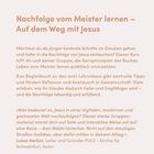 "Nachfolge vom Meister lernen – Auf dem Weg mit Jesus." Der Text stellt einen Kurs vor, der die Nachfolge Jesu thematisiert.