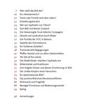Inhalt: Eine Kapitelübersicht mit Themen wie Kolonialismus und Kunst, z.B. "Wer war Sayfoedin von Tidore?" und "Ein »Meisterwerk«?".