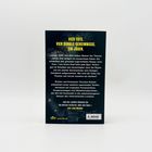 Ein Buchrücken mit gelbem Titel: "VIER TOTE. VIER DUNKLE GEHEIMNISSE. EIN JÄGER." Schwarzer Hintergrund, Text über London 1889. Unten dtv-Logo.