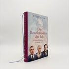 Buchtitel: "Die Revolutionäre des Ich". Oberhalb eine geflügelte Figur, darunter Schwarz-Weiß-Bilder dreier Personen.