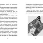 Text: Mädchen richtet Schlafplatz her, bereitet Popcorn und Bonbons vor. Illustration: Mädchen sitzt auf Decke mit Kissen.
