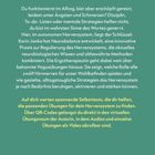 Effektive Übungen und spannende Erkenntnisse über dein Nervensystem. Website unten, Preis 20,00 € (D).