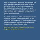 „DIE WELT IST FREUNDLICH! Wenn Sie diesen Satz für falsch halten...“ Blaues Cover, weiße und gelbe Schrift.