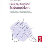 Dr. med. Christine Adler. Frauengesundheit: Endometriose. Illustration einer sitzenden Frau in minimalistischen Linien.