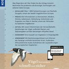 Text: "Mit dem Standardwerk 540 Vögel sicher bestimmen." Illustration: Ein fliegender Vogel, ein Austernfischer.