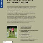 "Dein Hobby Horsing — Spring Guide" steht oben. Unten ist ein Foto von zwei Personen beim Hobby Horsing.