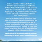 Oben in gelber Schrift: „Du kannst die Welt nicht ändern, aber du kannst für jemanden die Welt verändern.“ Unten am Strand ein Hund in einem Rollstuhl mit pinken Rädern.