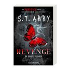Text: "The Mindf*ck Series Band 3. Das Phänomen aus den USA. S.T. Abby. REVENGE Du sollst flehen. Goldmann." 
Roter Schmetterling vor dunklem Hintergrund.