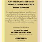 Zitat über die Zukunft und junge Menschen in Palästina. Stimmen loben einen Roman als radikale literarische Kraft.