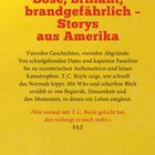"Böse, brillant, brandgefährlich - Storys aus Amerika. Vierzehn Geschichten von T.C. Boyle." Yellow background.