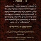 Der Text beschreibt Europa am Abgrund, Elfen, ein geheimes Kapelle, einen Mönch und eine Mission. Fantasyelemente dominieren.