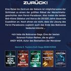 "DIE BOBS SIND ZURÜCK!" Ein Raumthema, Text über eine Reise ins Zentrum der Galaxis. Buchcover unten.