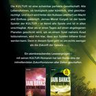 Ein episches Abenteuer in Raum und Zeit. Zwei Buchcover von Iain Banks, "Bedenke Phlebas" und "Das letzte Spiel".