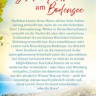 "Sommerträume am Bodensee" steht in roter Schrift. Eine Geschichte von Leonie, die vor Lebensfragen am Bodensee steht.